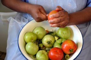Préparation des tomates