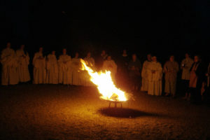 Feu de nuit de Pâques