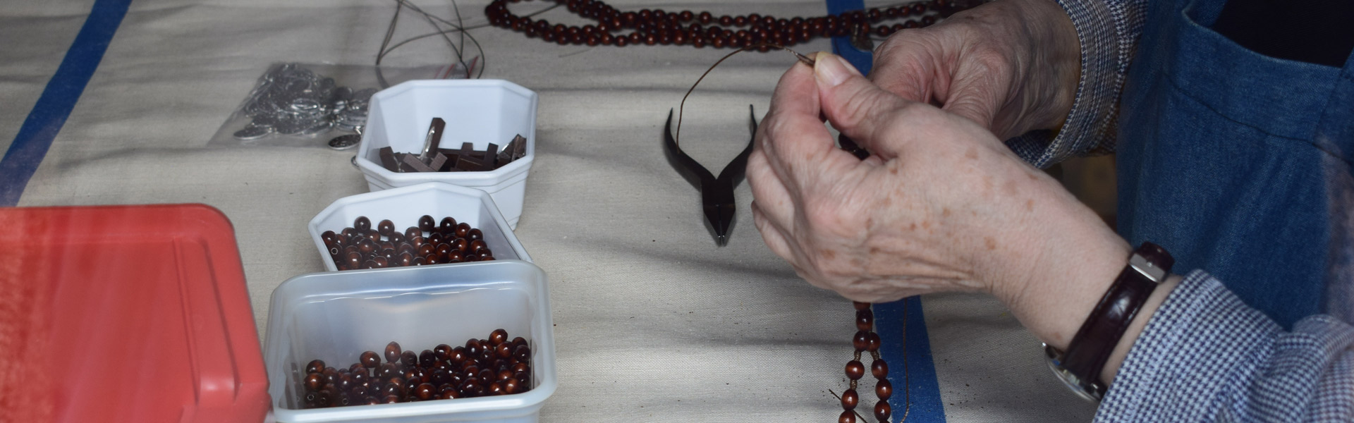 Atelier des chapelets